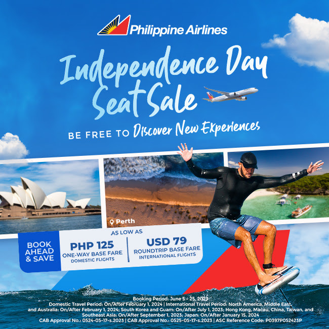 Philippine Airlines Independence Day Seat Sale