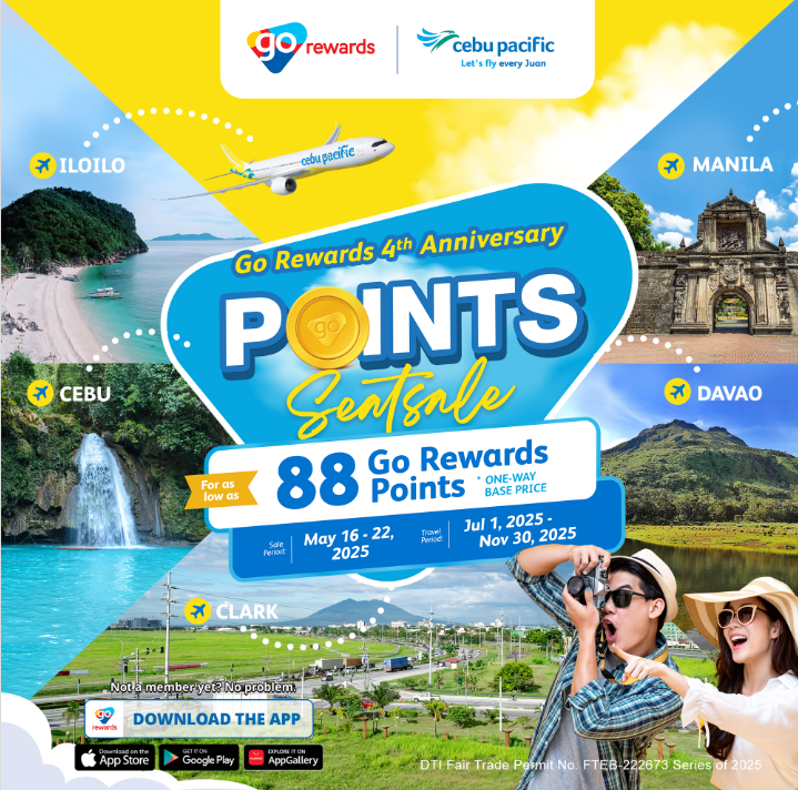 Go Rewards Seat Sale