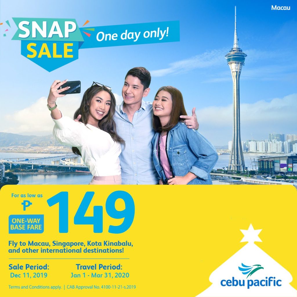 Cebu Pacific Snap Sale