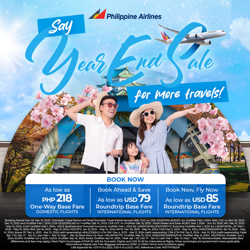 Philippine Airlines Year End Sale