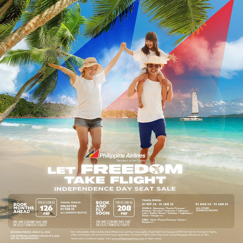 Philippine Airlines Independence Day Seat Sale