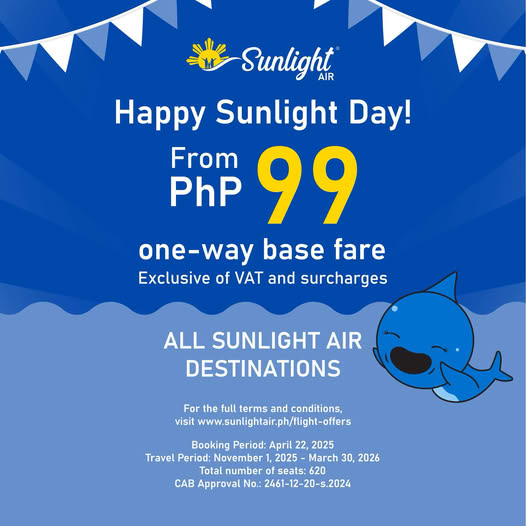 Sunlight Air Seat Sale