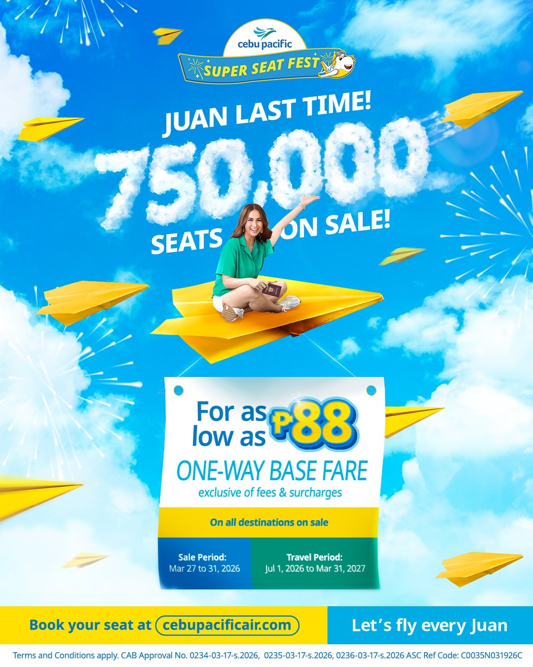 Cebu Pacific Seat Sale
