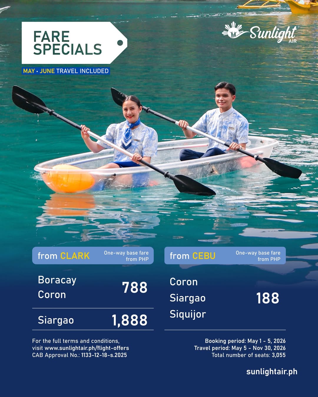 Sunlight Air Seat Sale