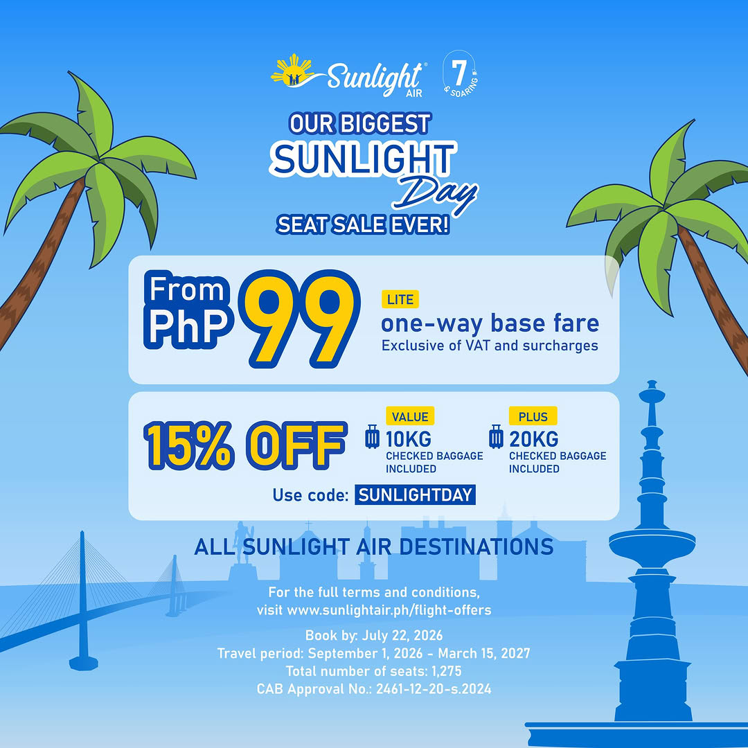 Sunlight Air Seat Sale